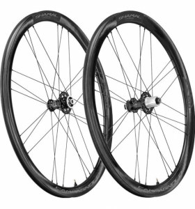 Paire de Roues Route Campagnolo Shamal Carbon Disc | 12x100 - 12x142 mm | Centerlock