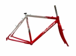 Cadre felino cyclo cross rouge - Plus d